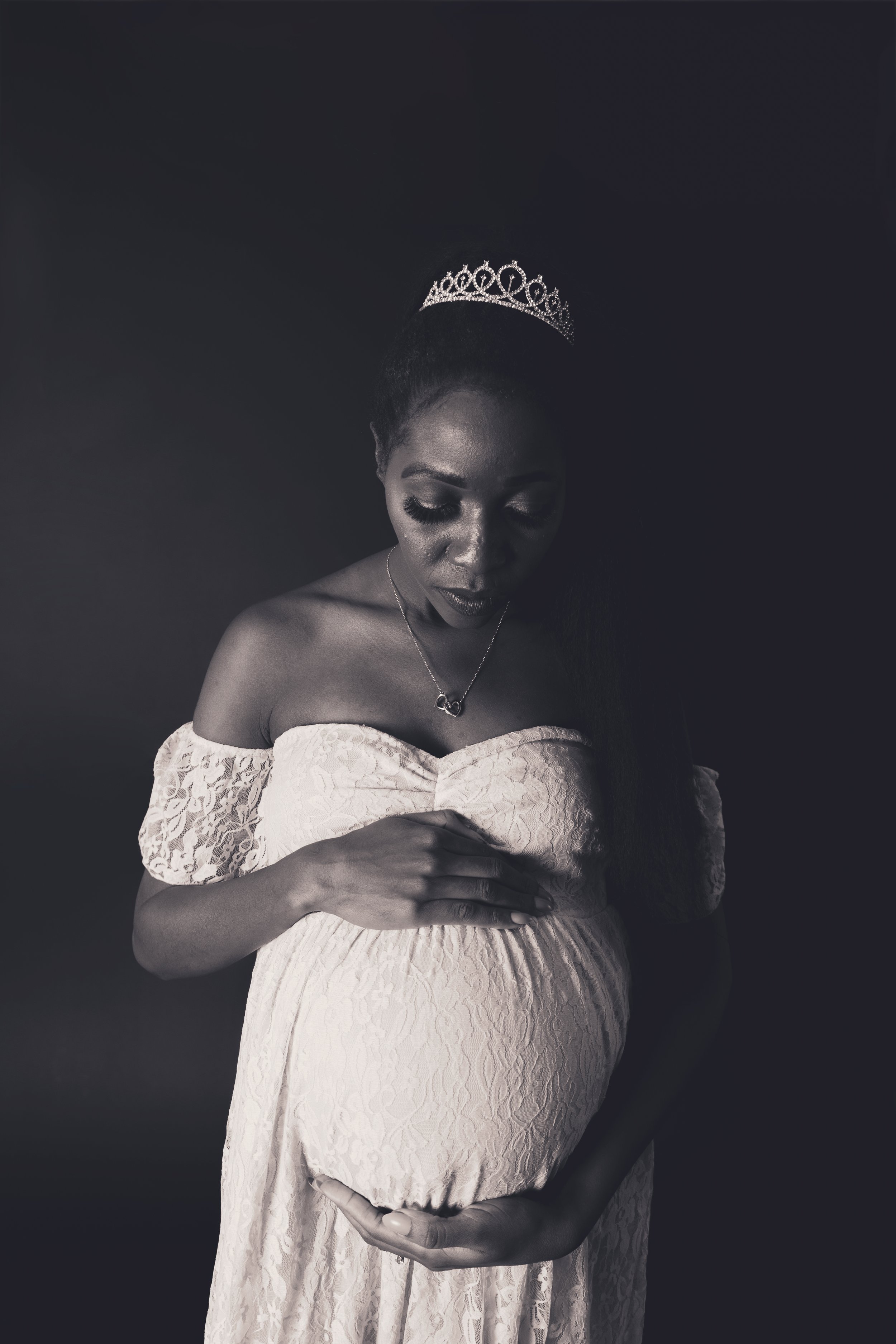 Maternity studio shoot